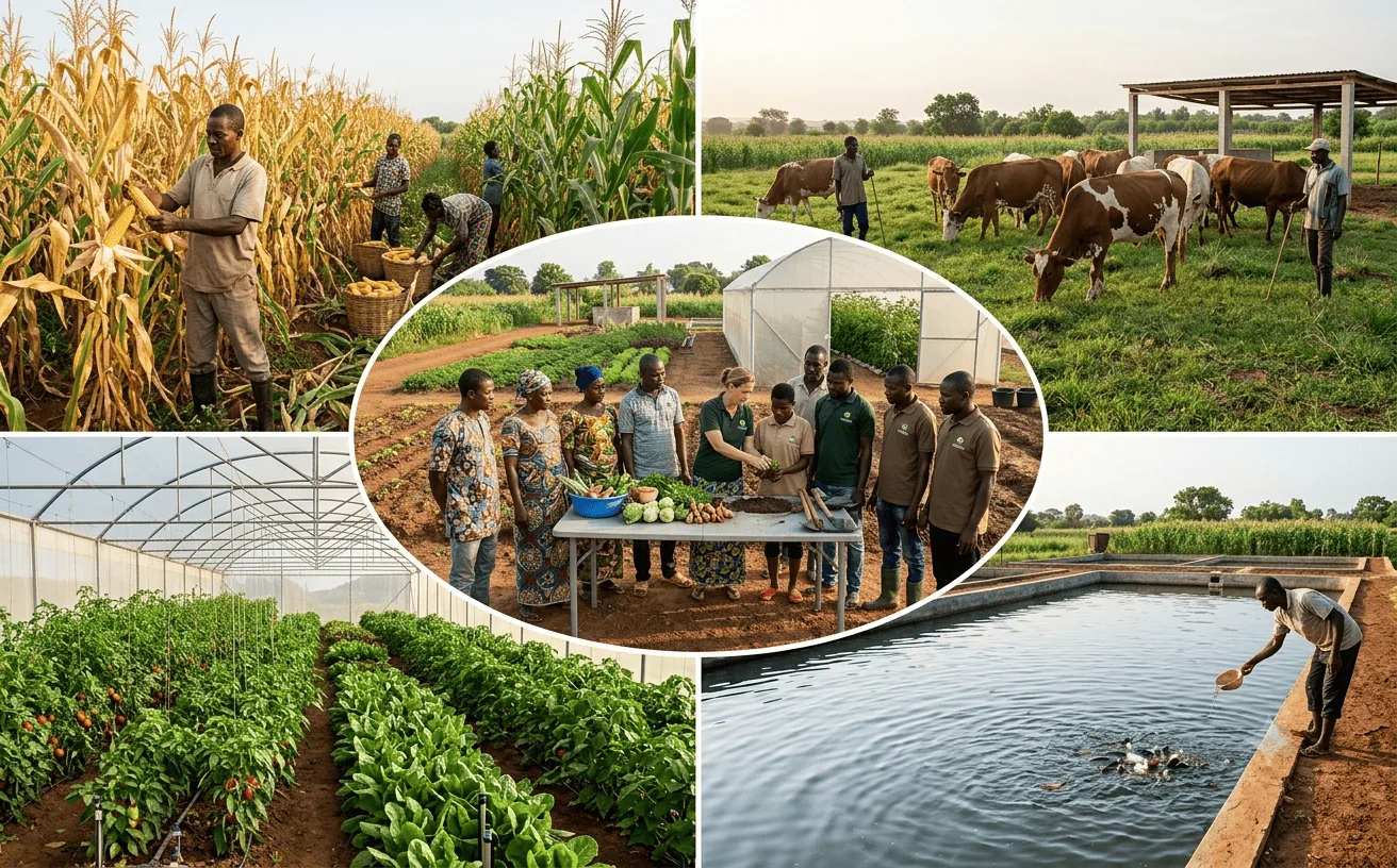 Activités agricoles DeweAgroPast — exploitation à Tchaorou